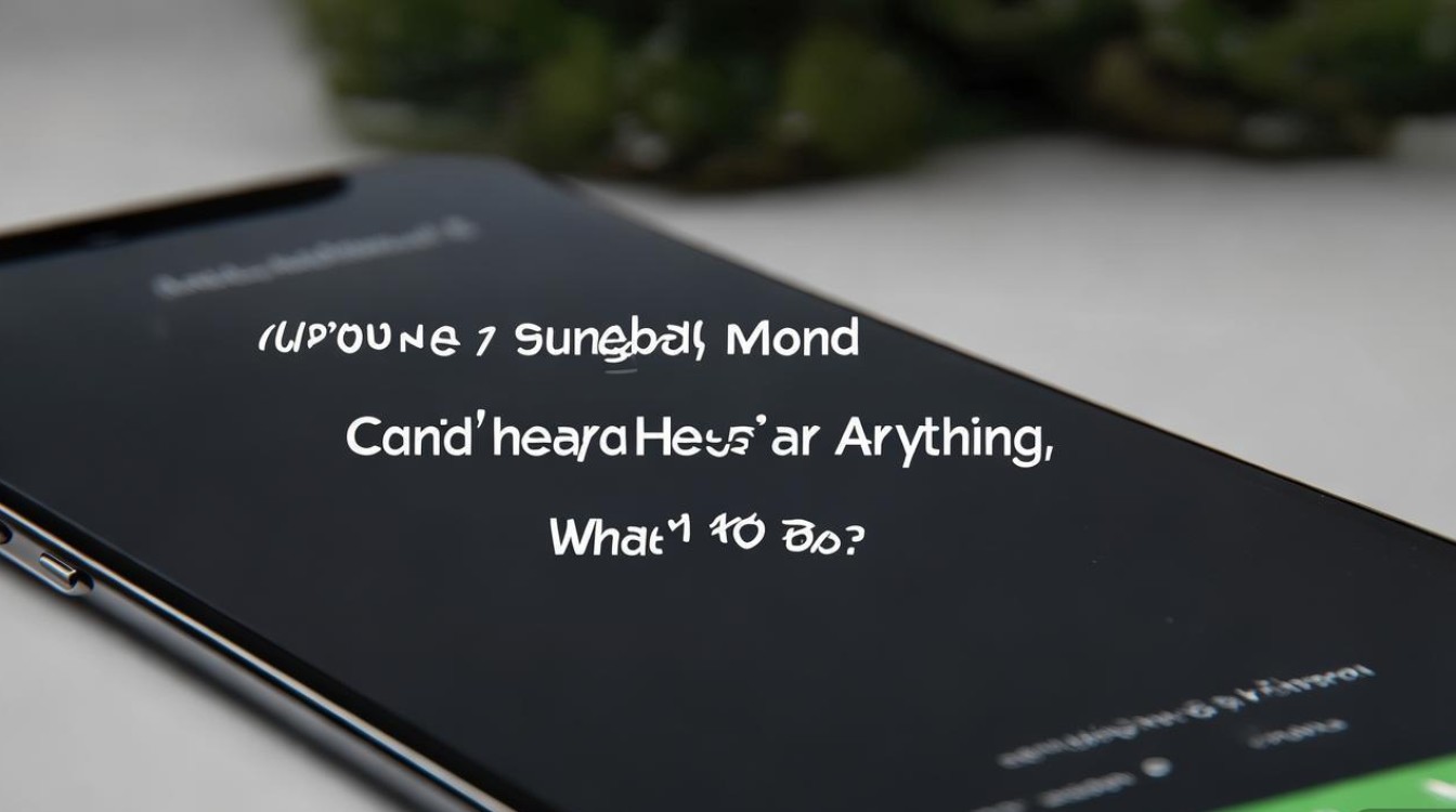 苹果7突然没声音了，说话也听不见，怎么办？