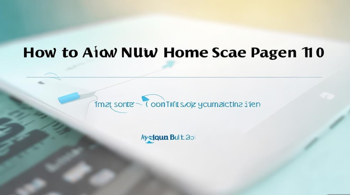 华为p10怎么新增桌面页面？长按Home键操作指南