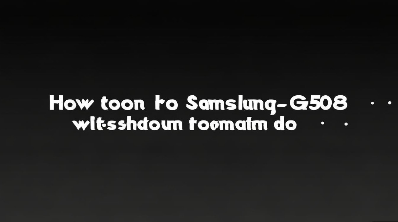 三星g3508无固件下载，如何直接刷机？