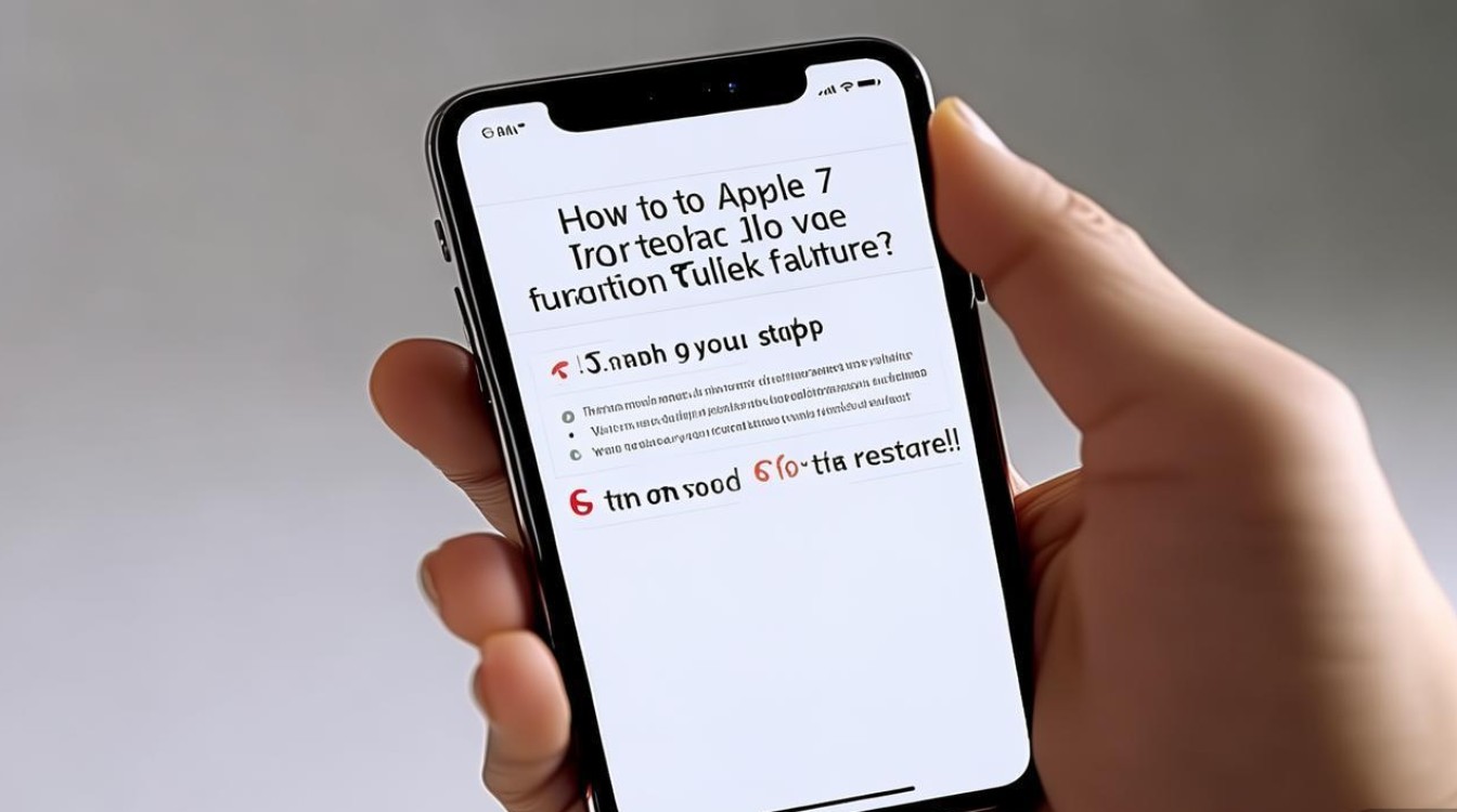 苹果7手机语音功能失灵怎么办？教你3步快速恢复！