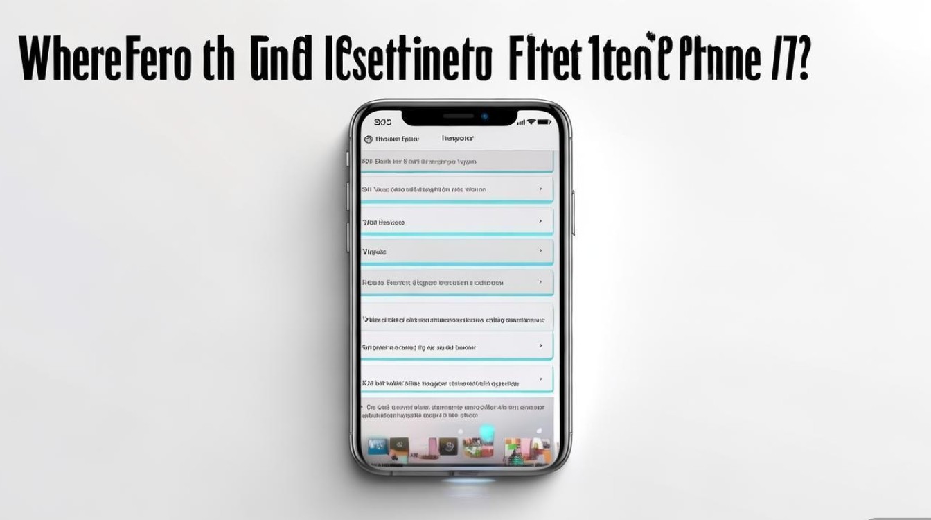 苹果7首次设置在哪找？新手必看设置入口指南