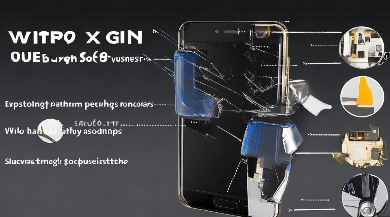 vivox6plus屏幕碎了自己换教程难不难?