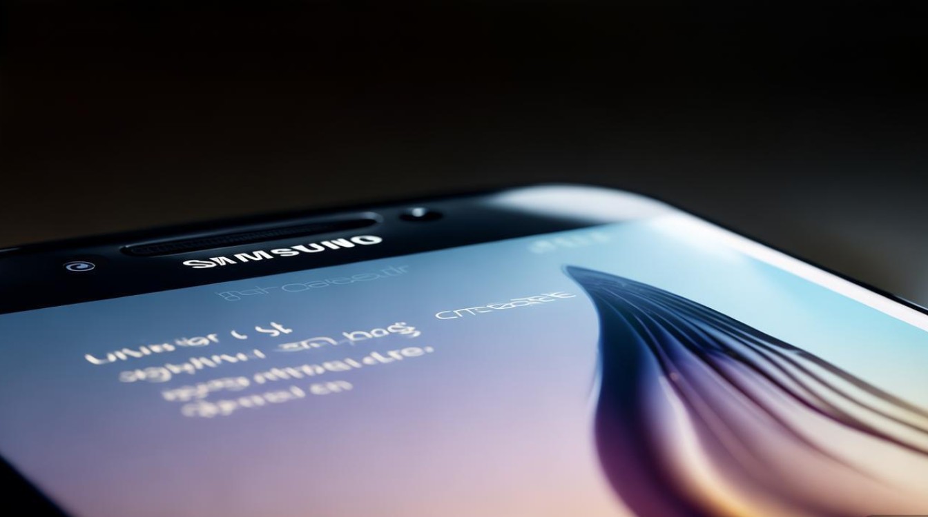 三星S6主页下方突然出现英文是怎么回事？