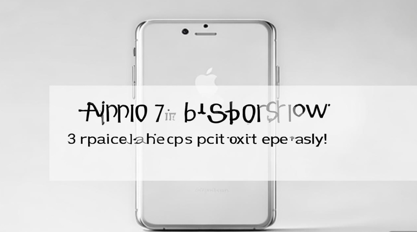 苹果7有点卡怎么办?3个实用小技巧轻松解决!