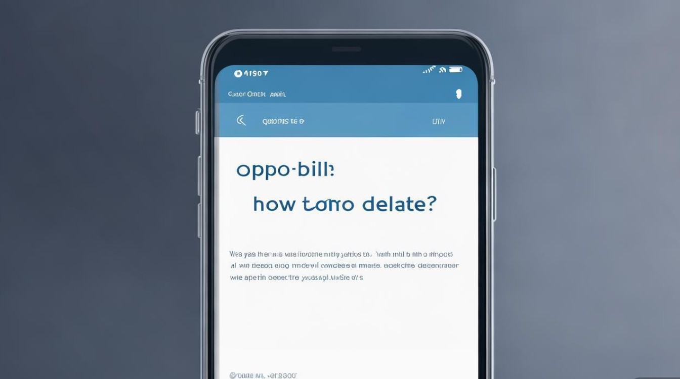 oppo账单怎么删除？历史账单记录能彻底清除不留痕吗？