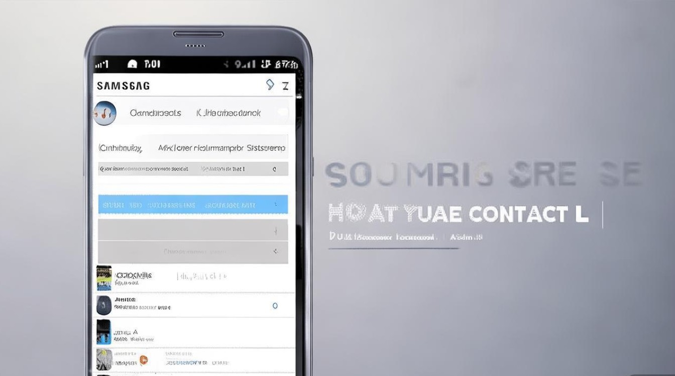 三星手机怎么设置通讯录