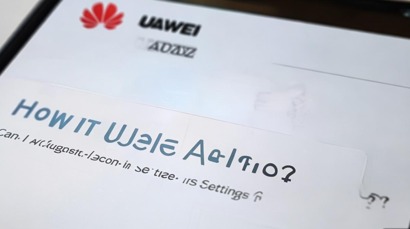 华为手机应用图标怎么变小？设置里能调整图标大小吗？