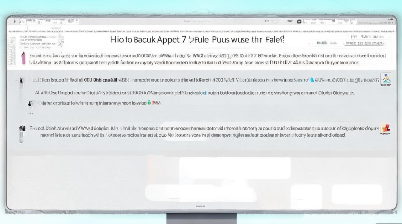 苹果7plus无法备份怎么办？解决方法有哪些？