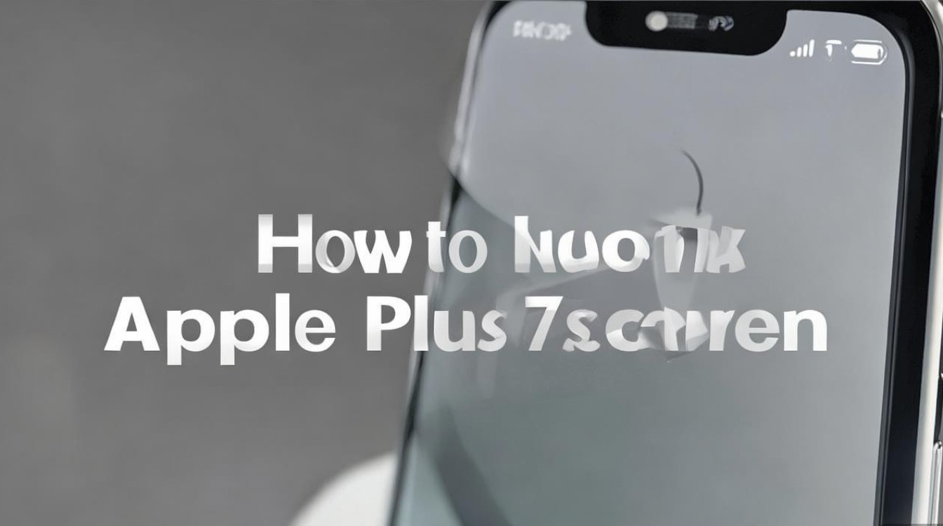 苹果7plus屏锁怎么打开