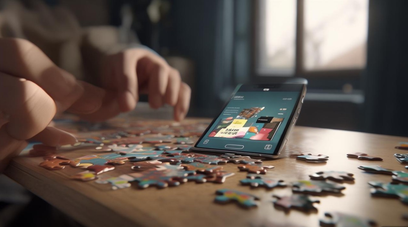 怎么进行拼图oppo