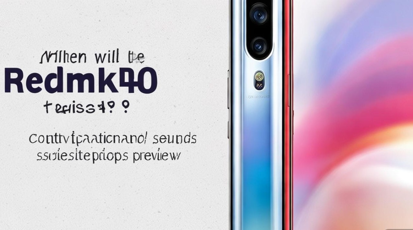 Redmi K40什么时候发布？配置参数抢先看！