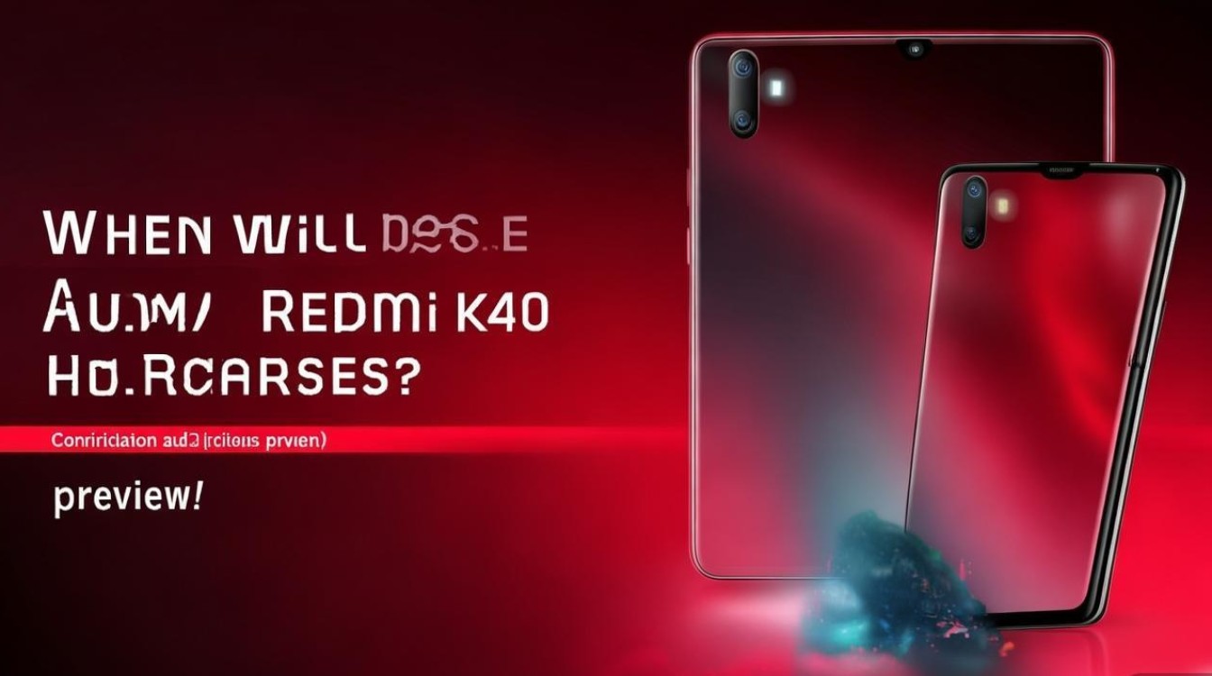 Redmi K40什么时候发布？配置参数抢先看！