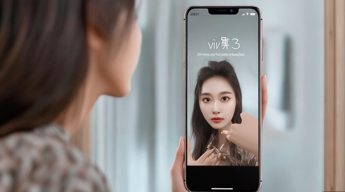 vivo33怎么能正着自拍
