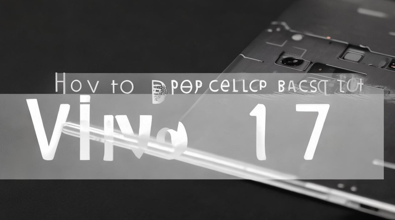 vivoy17手机后盖怎么打开