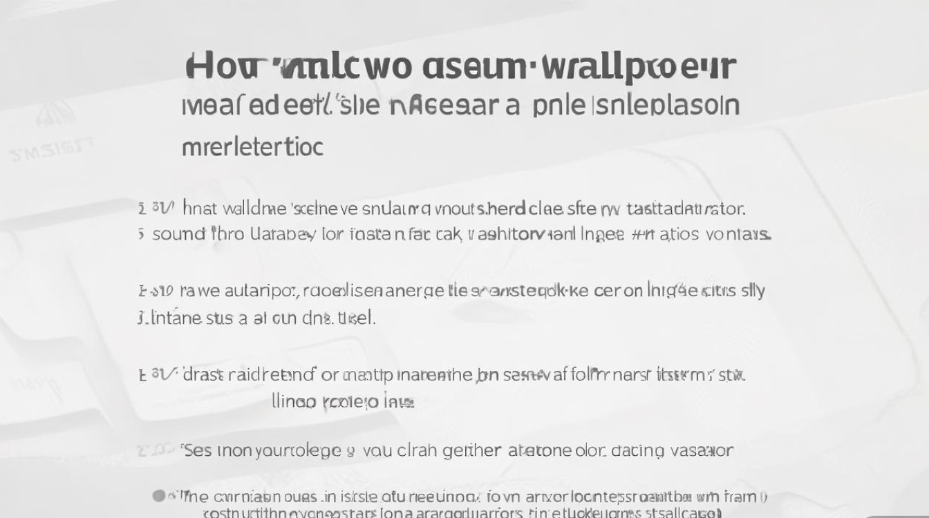 三星手机怎么设置自定义壁纸？找不到入口怎么办？