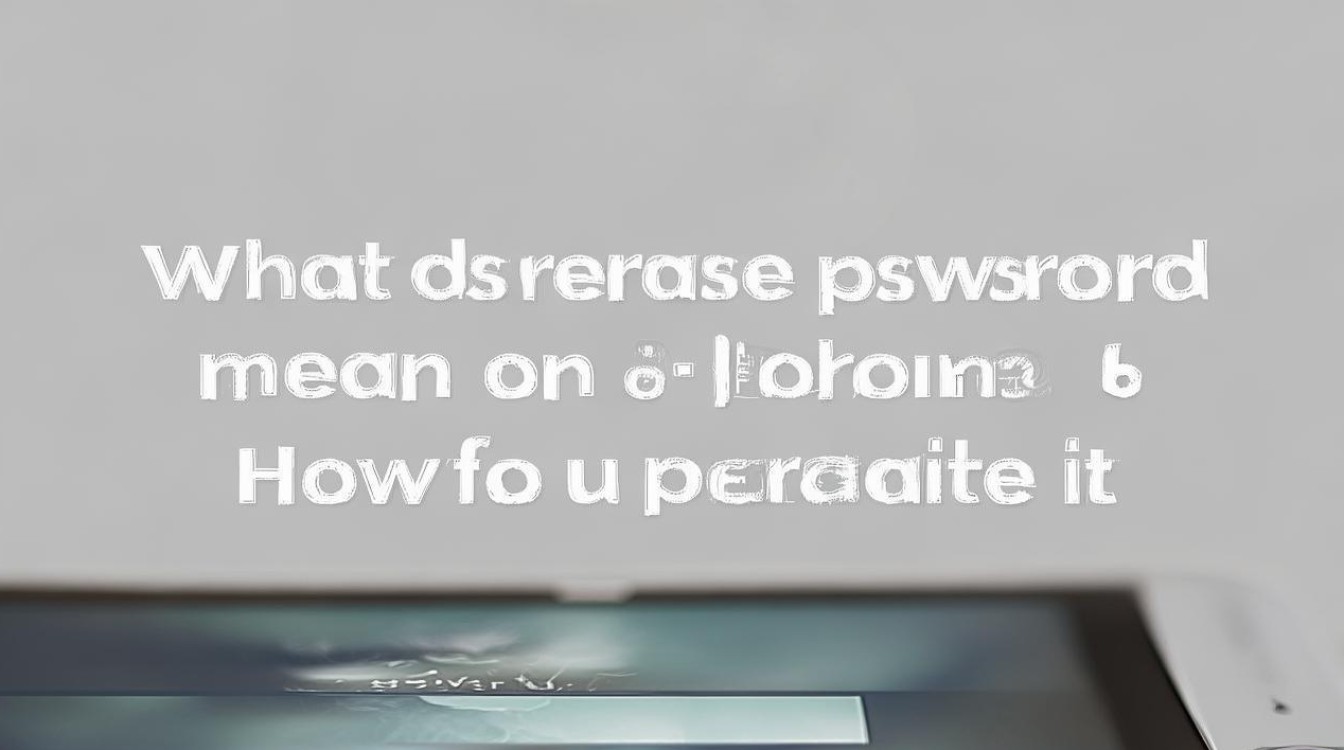 苹果6手机消除密码是什么意思？怎么操作？