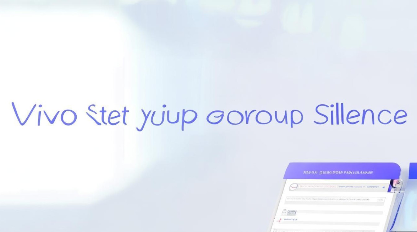 vivo怎么设置群组静音