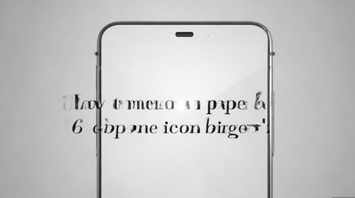 苹果6手机图标怎么变大怎么办啊