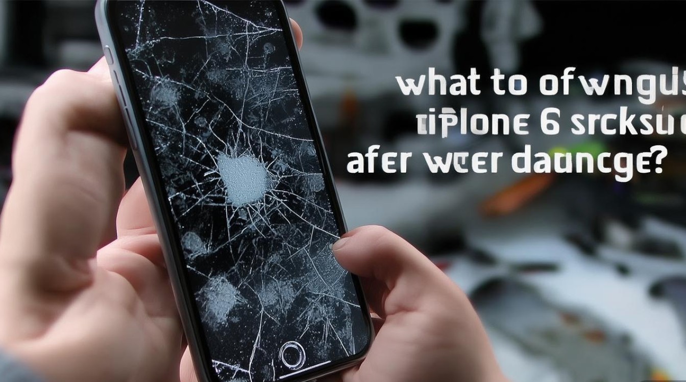 苹果6手机进水屏幕花了怎么办