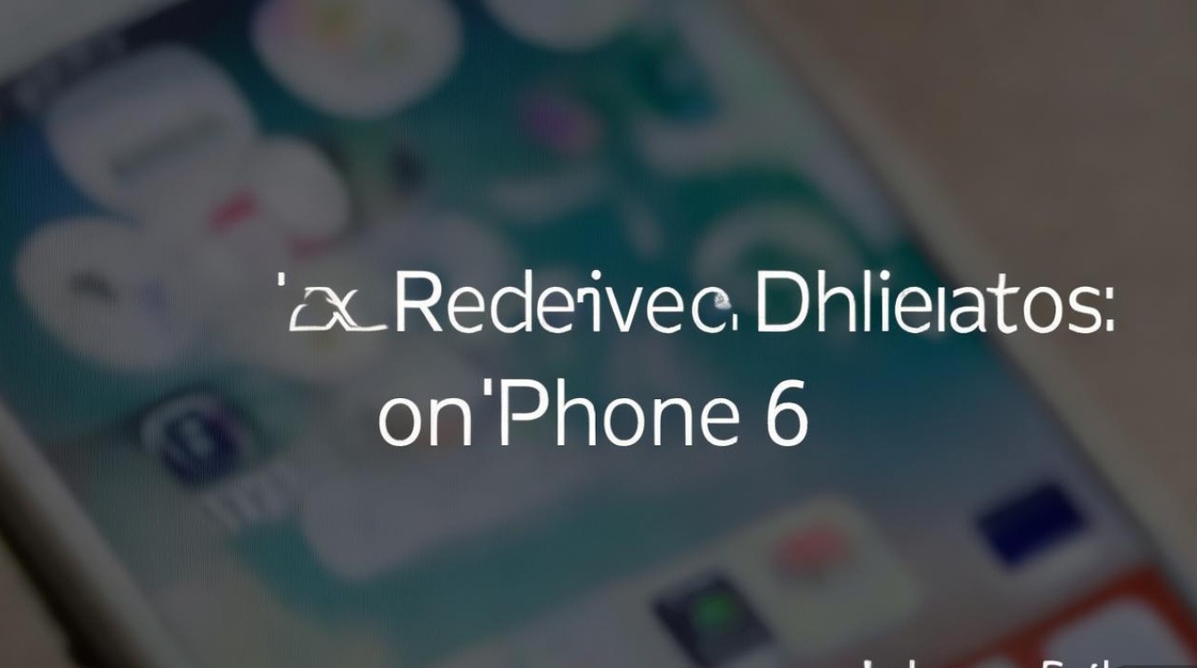 苹果6没有最近删除的照片怎么找回？