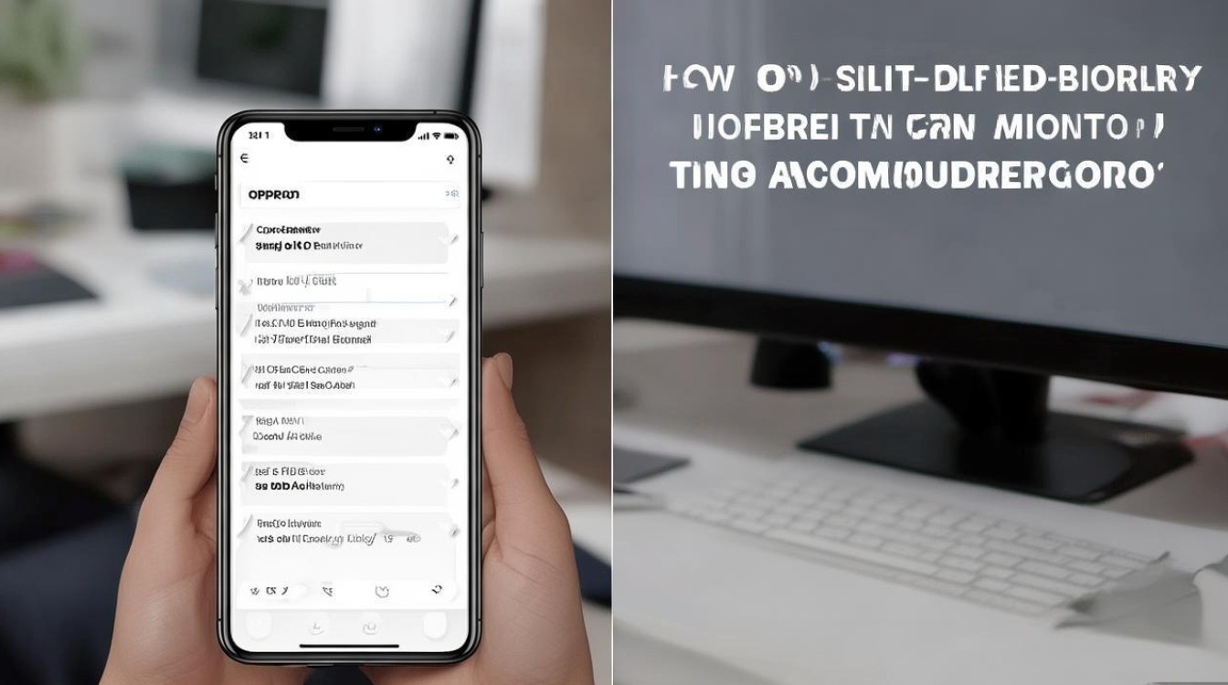 OPPO手机怎么分屏到显示器?电脑模式分屏操作步骤是什么?