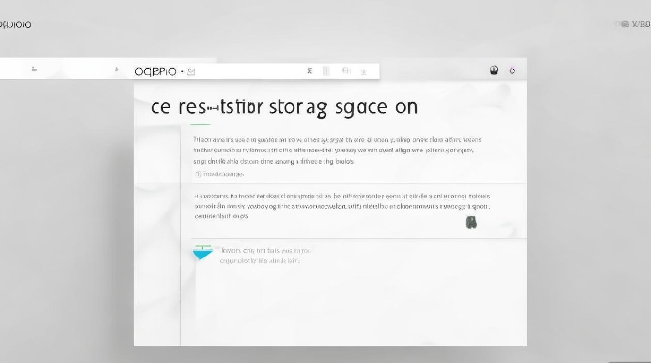 oppo储存空间不足怎么清理