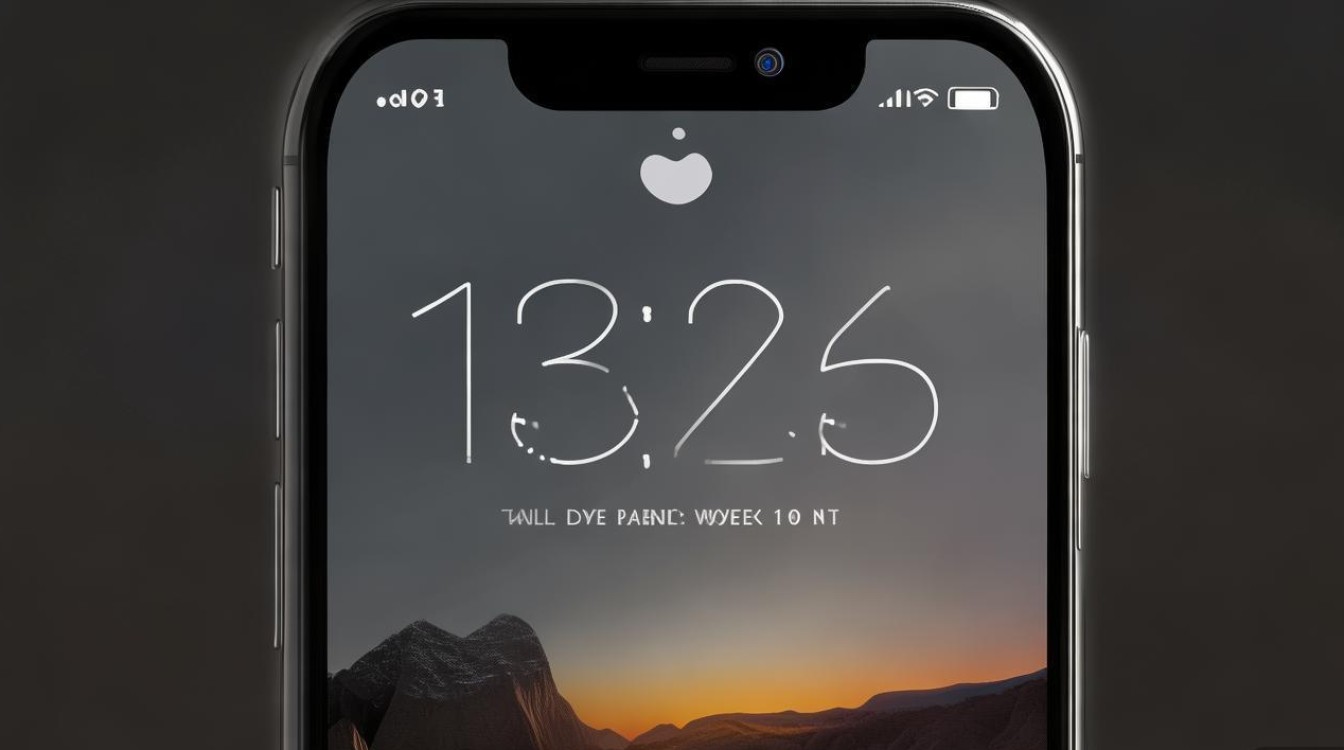 苹果6s手机桌面时间怎么自定义设置？