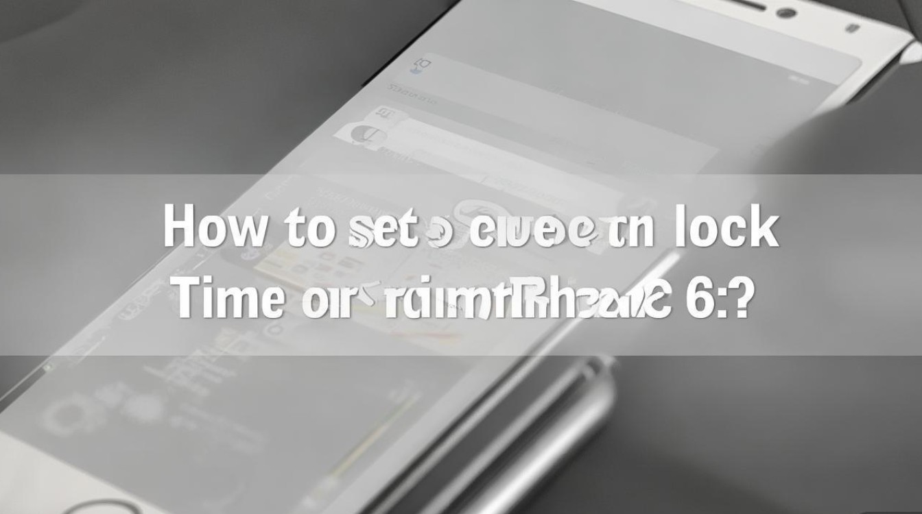 苹果6s手机设置屏幕锁定时间怎么设置不了