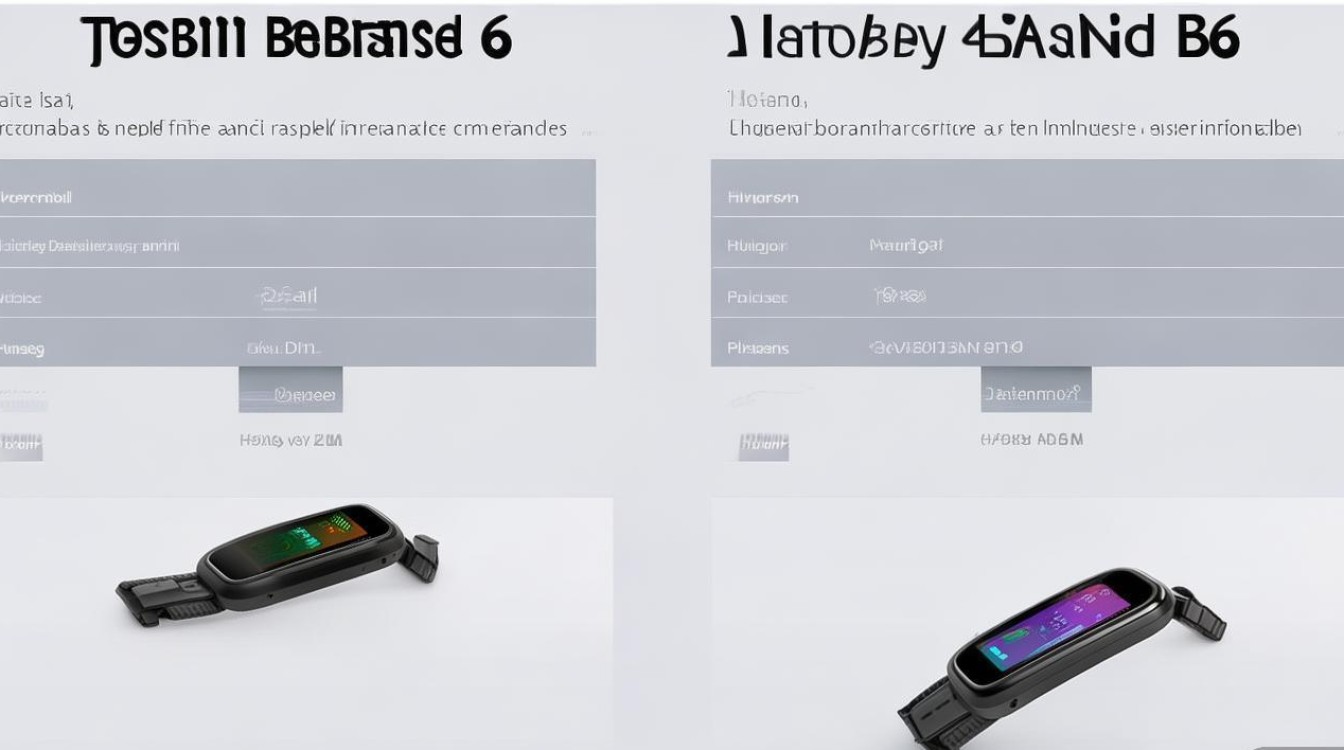 华为手环6和B6怎么选？参数性能差异大吗？