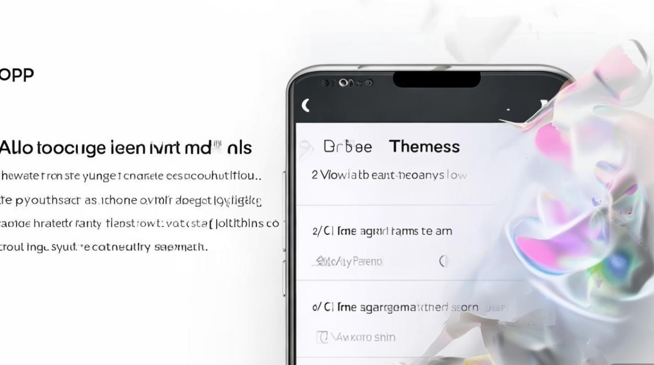 oppo手机如何更换主题和屏幕显示设置？