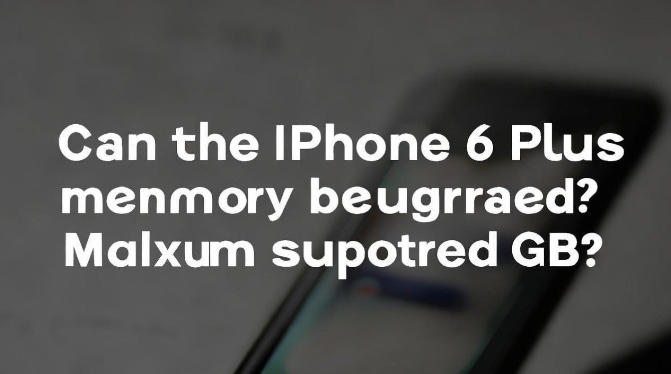 苹果6plus内存能加吗?最大支持多少GB?