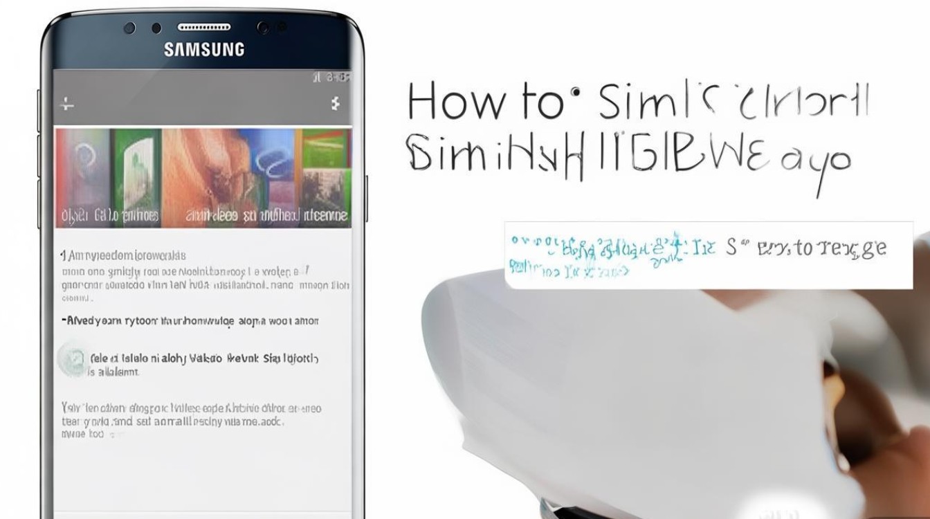 三星S6发短信时如何更换SIM卡?