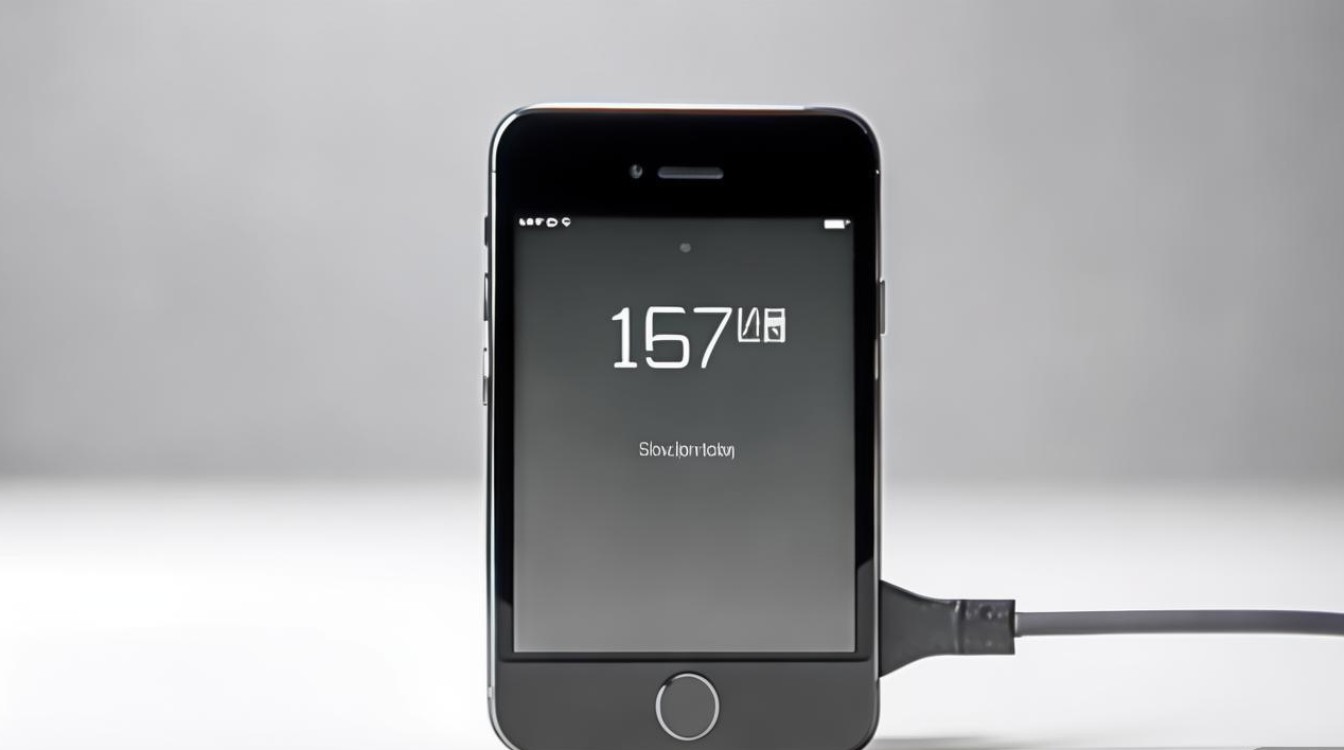 苹果5充电时如何显示电量百分比?