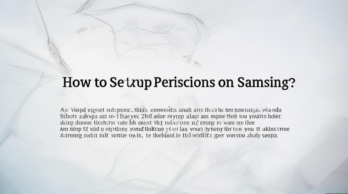 三星手机app权限怎么设置?详细步骤与方法一览