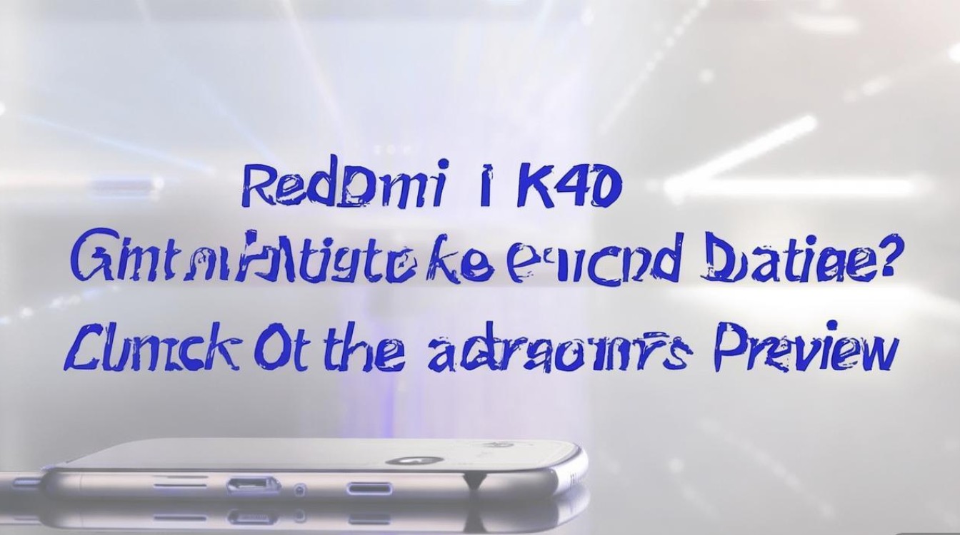 红米K40游戏增强版上市时间?参数配置抢先看!