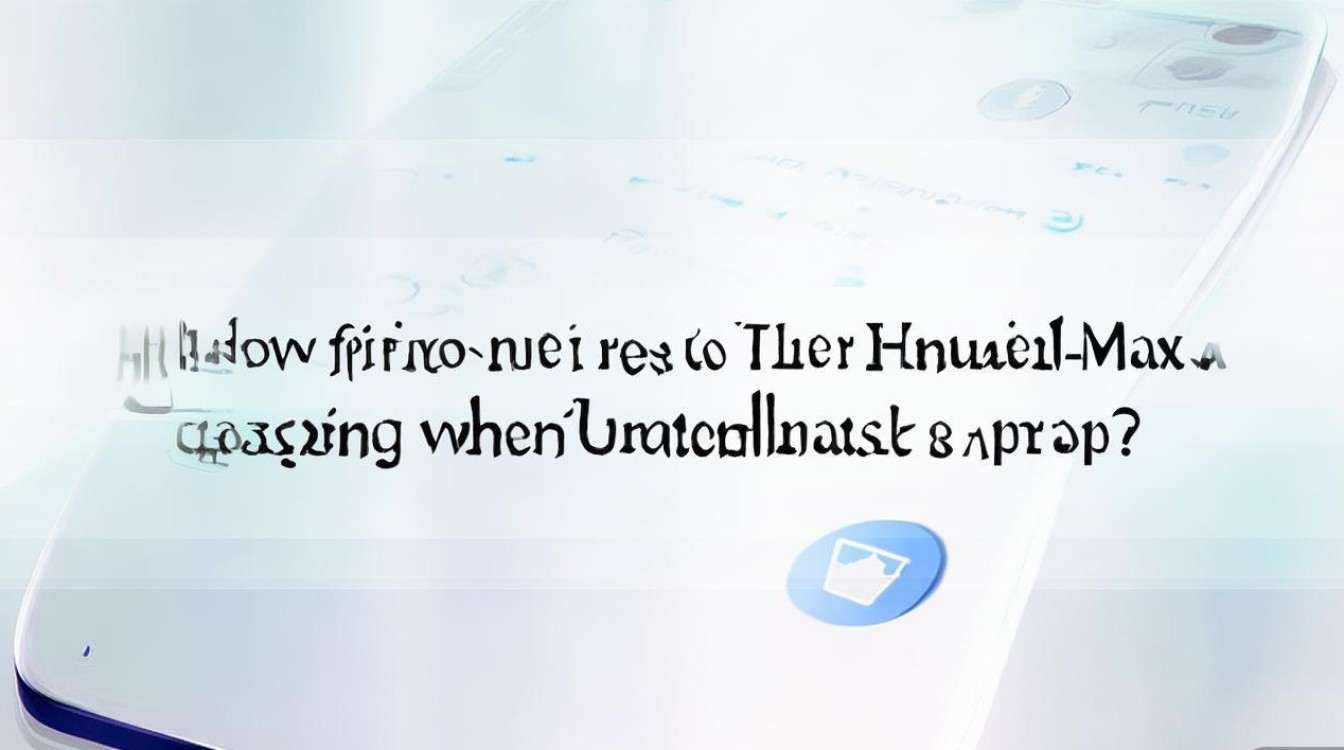华为畅享max卸载软件没反应怎么办?