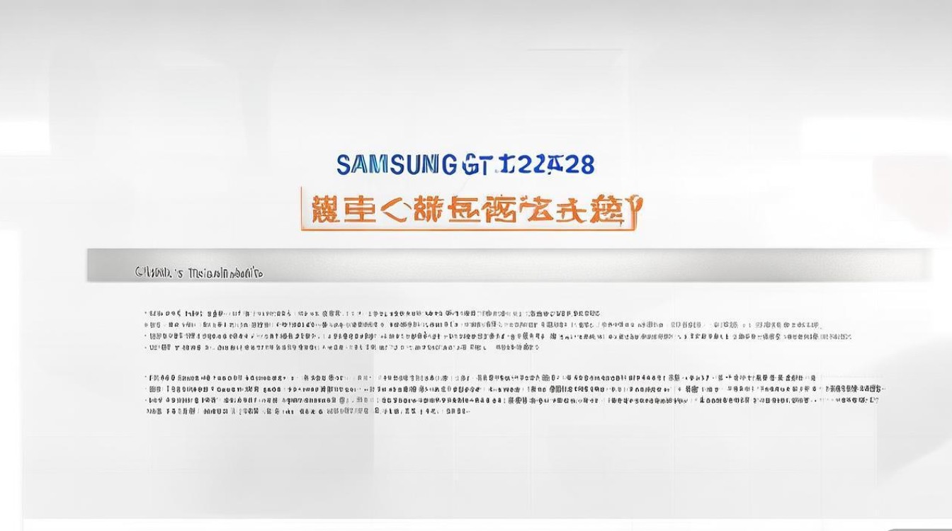 三星gt18258刷机教程详细步骤有哪些？