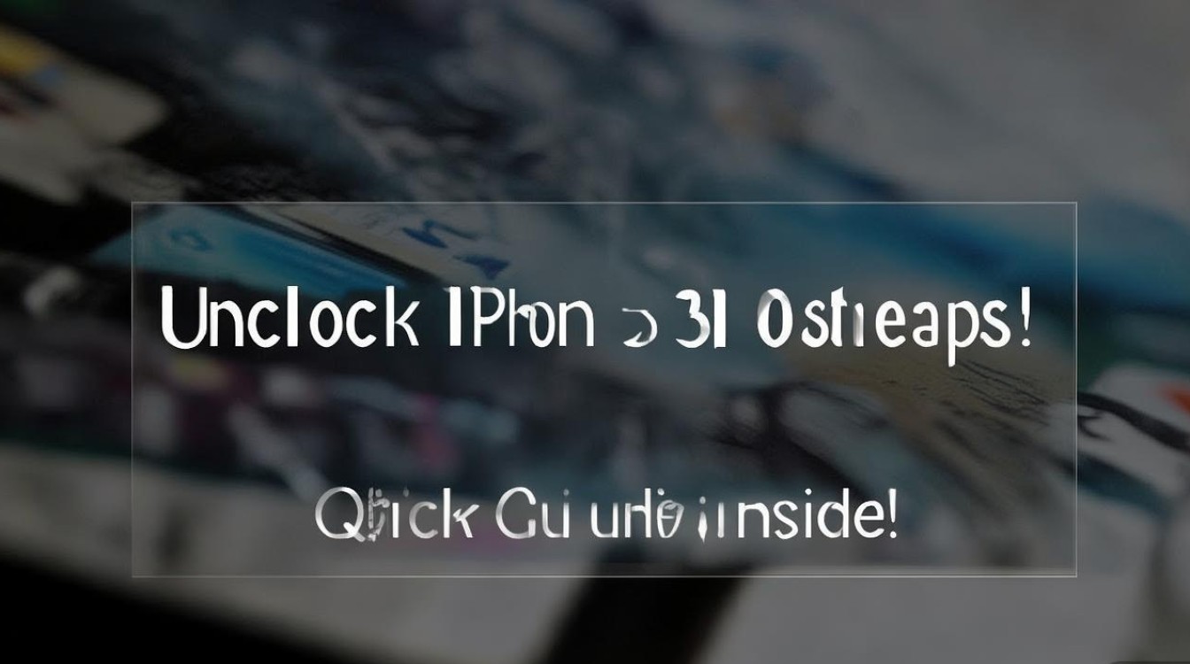 苹果4屏锁忘了怎么办？30字内教你轻松解锁！