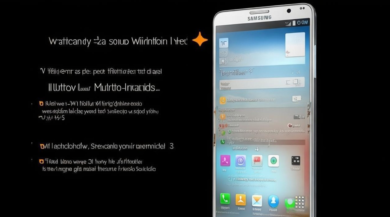 三星note3怎么开启多窗口功能?