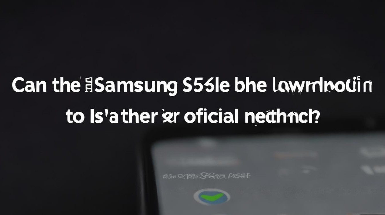 三星S756i手机无法降级至安卓10，有官方方法吗？