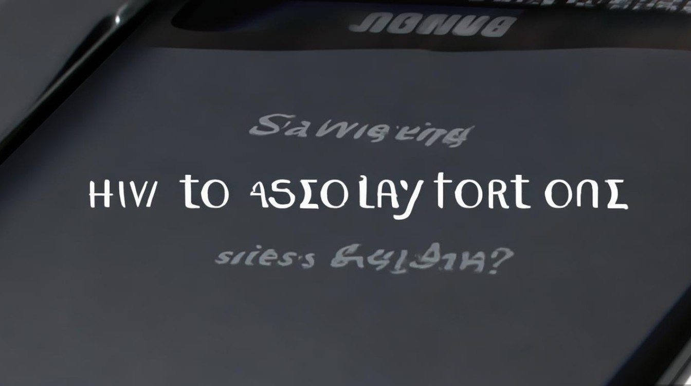 三星手机字体变小怎么恢复？30字内疑问长尾标题