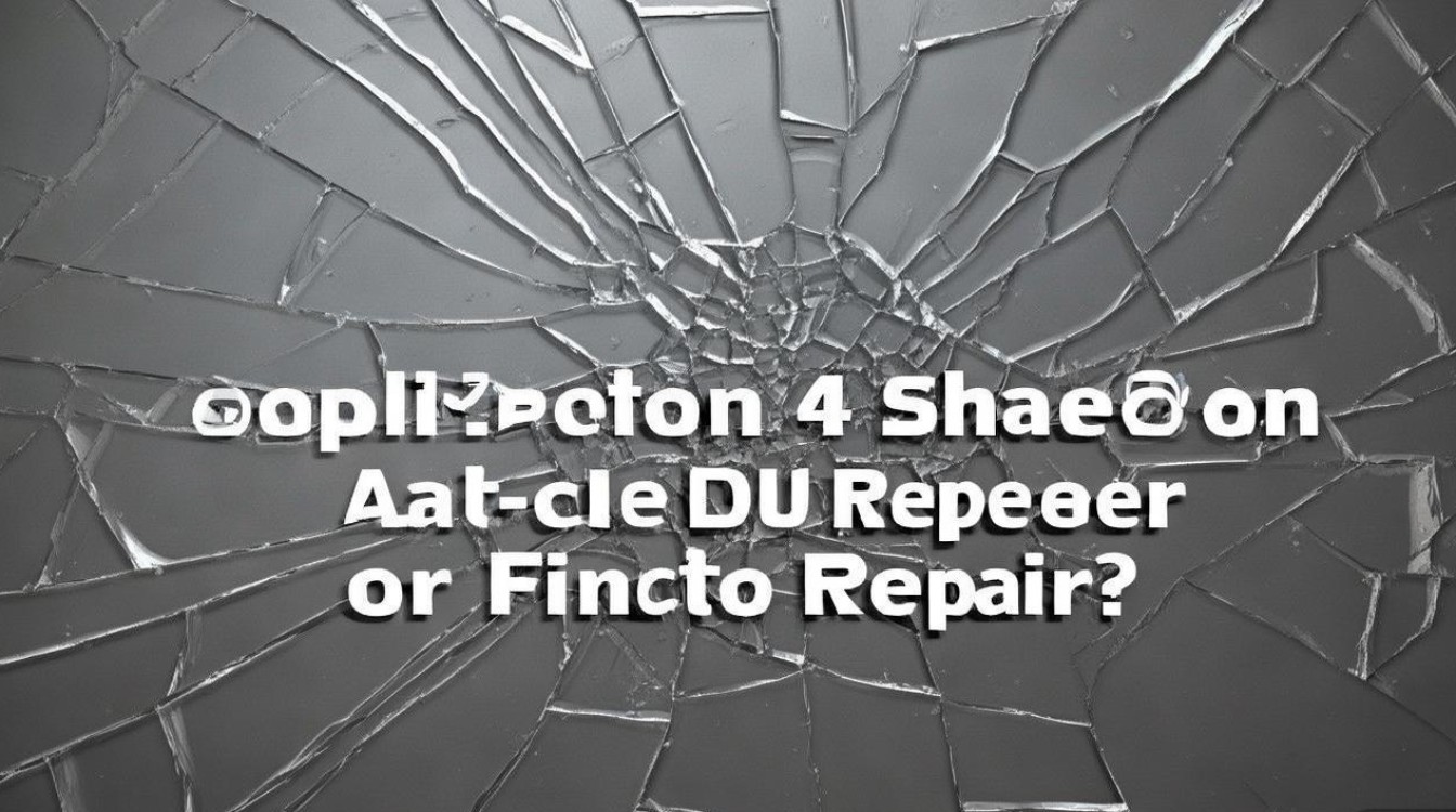 苹果4手机后盖碎了，自己换还是找维修？