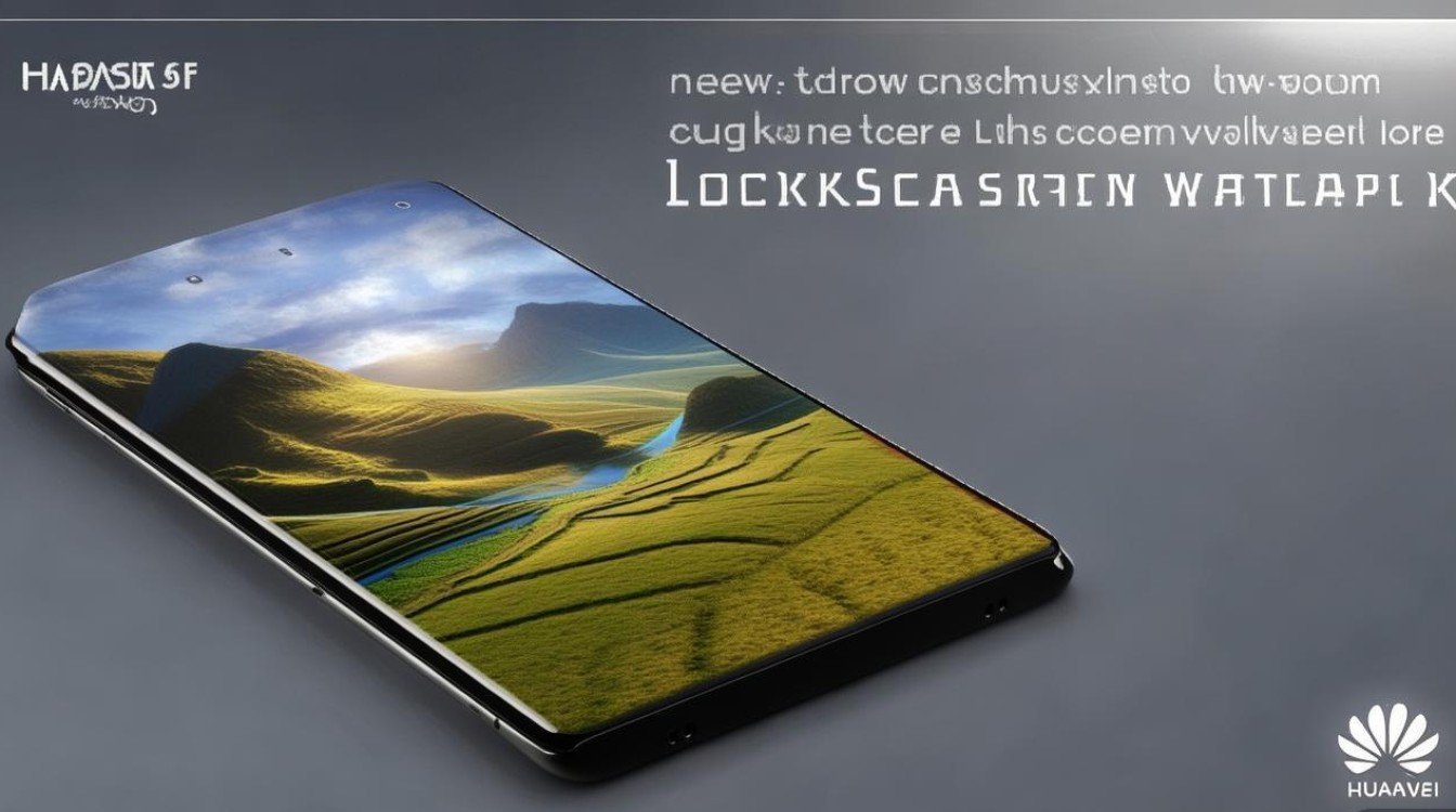 华为手机怎么自定义更换锁屏壁纸？