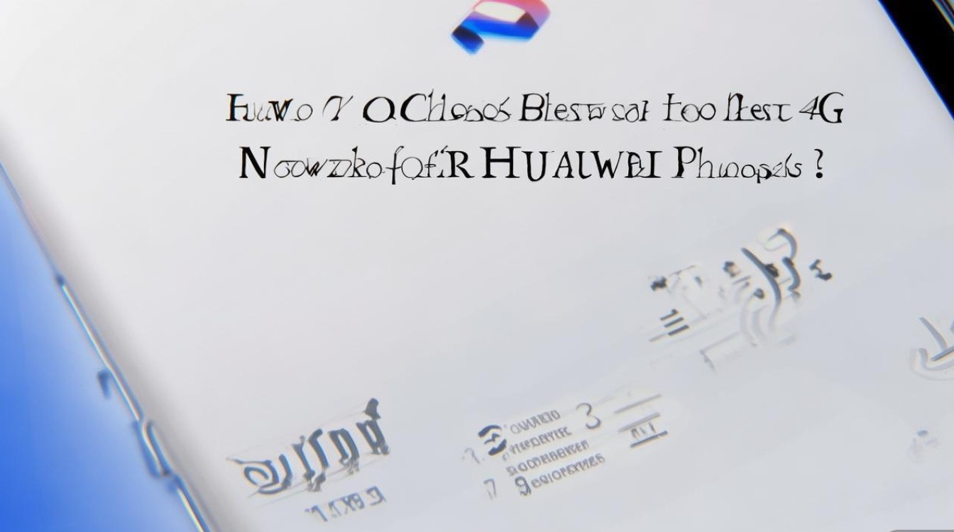 华为手机怎么选4G网络？信号强、网速快的方法是什么？
