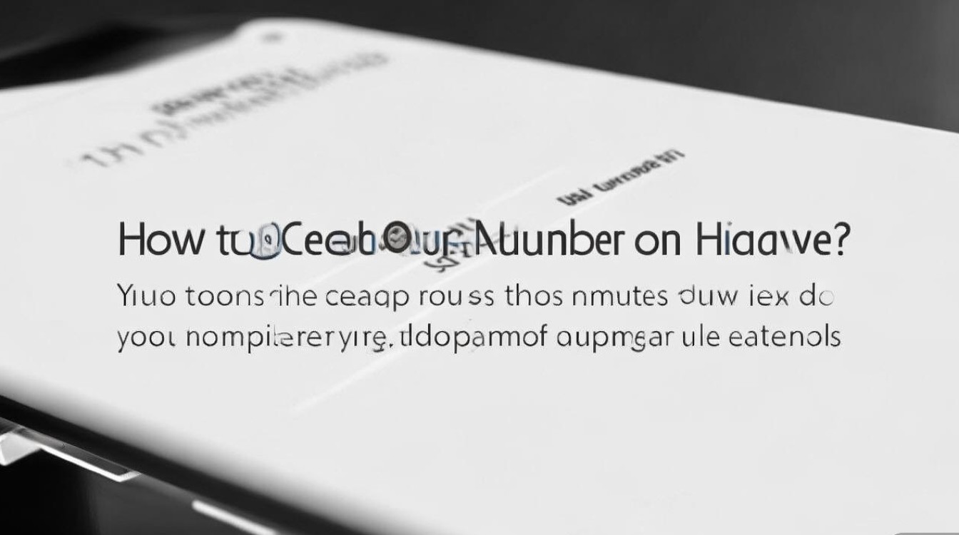 华为怎么看自己号码？手机里隐藏号码查看方法揭秘