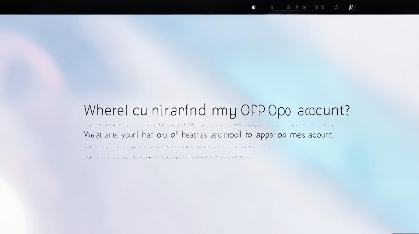 oppo账号在哪查看？oppo账号查找方法是什么？
