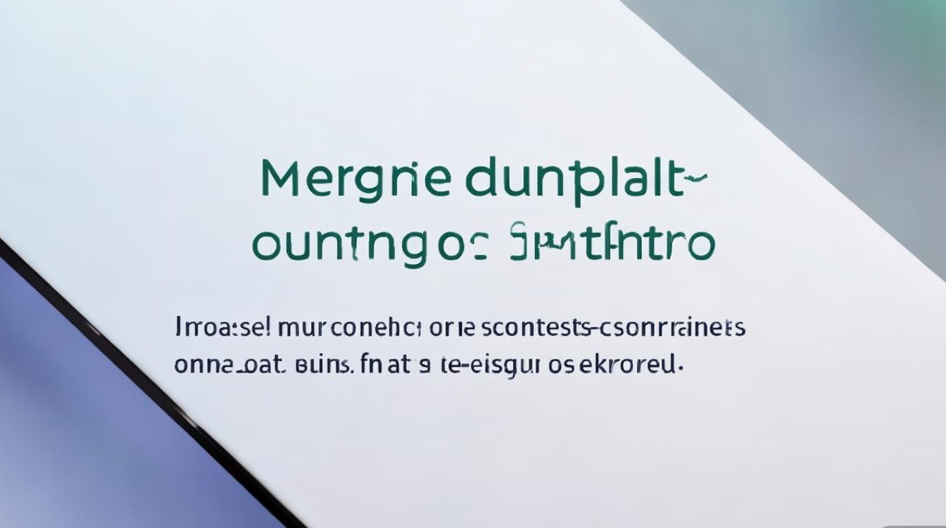 华为手机合并重复联系人教程，一步搞定通讯录混乱？