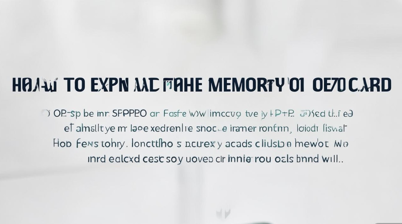 oppo内存怎么扩展内存卡吗？