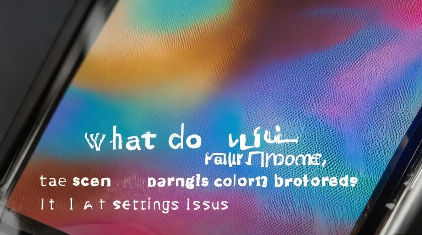 苹果屏幕变色了怎么办？是坏了还是设置问题？