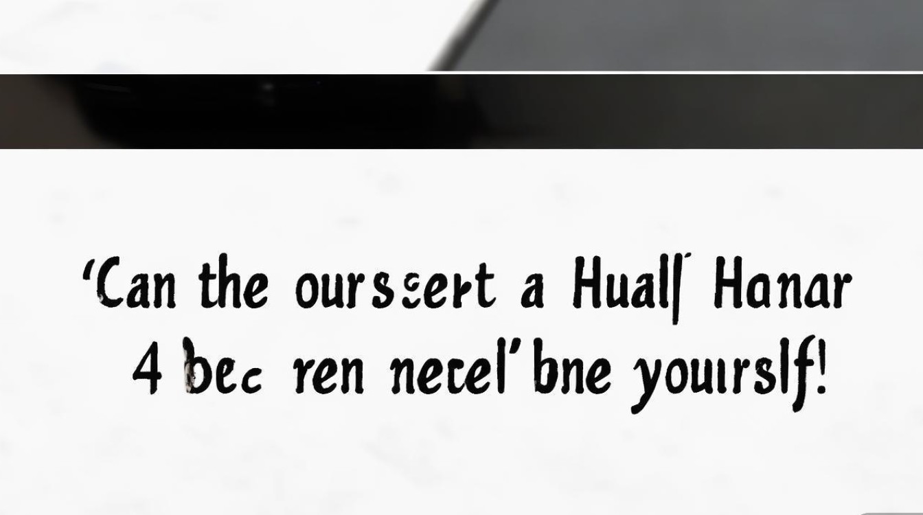 华为荣耀4c外屏碎了能自己换吗?